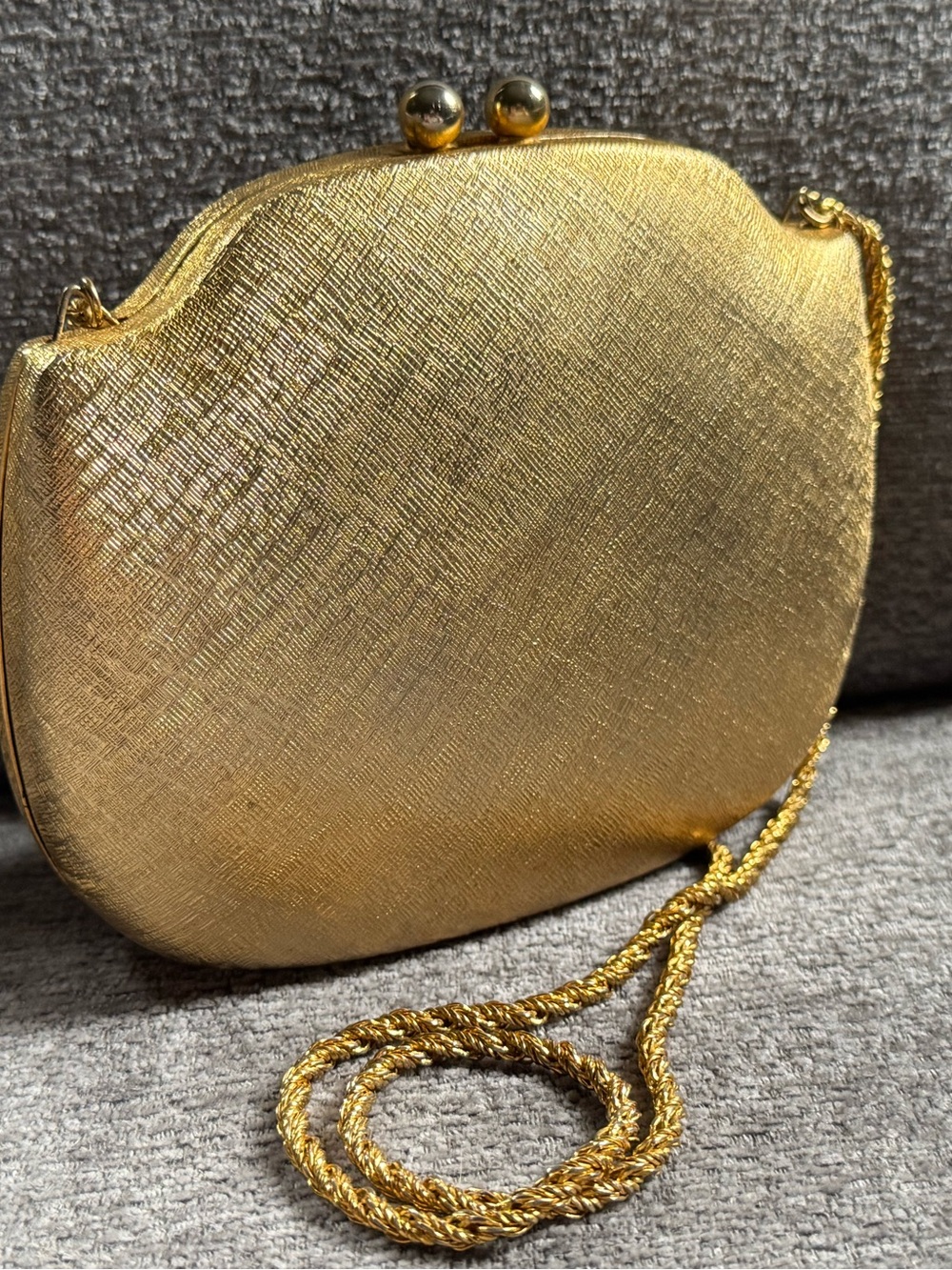 Magid Handmade in Italy Gold Evening Purse